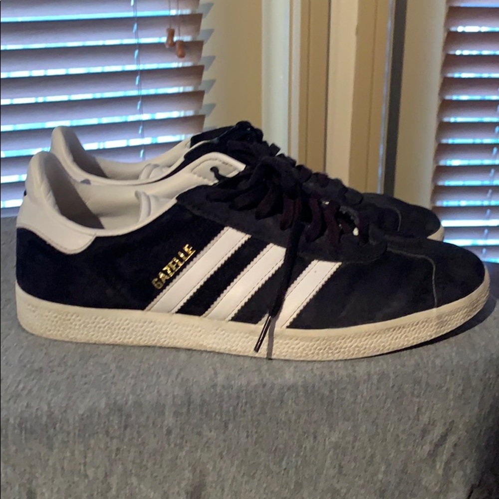 Adidas Gazelle Core Black / White / Gold Metallic